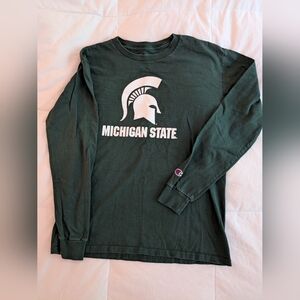 Boys Champion Michigan State Long Sleeve T Size XL (14-16)